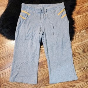 Wide Leg Cropped Yoga Pants Women's Size L